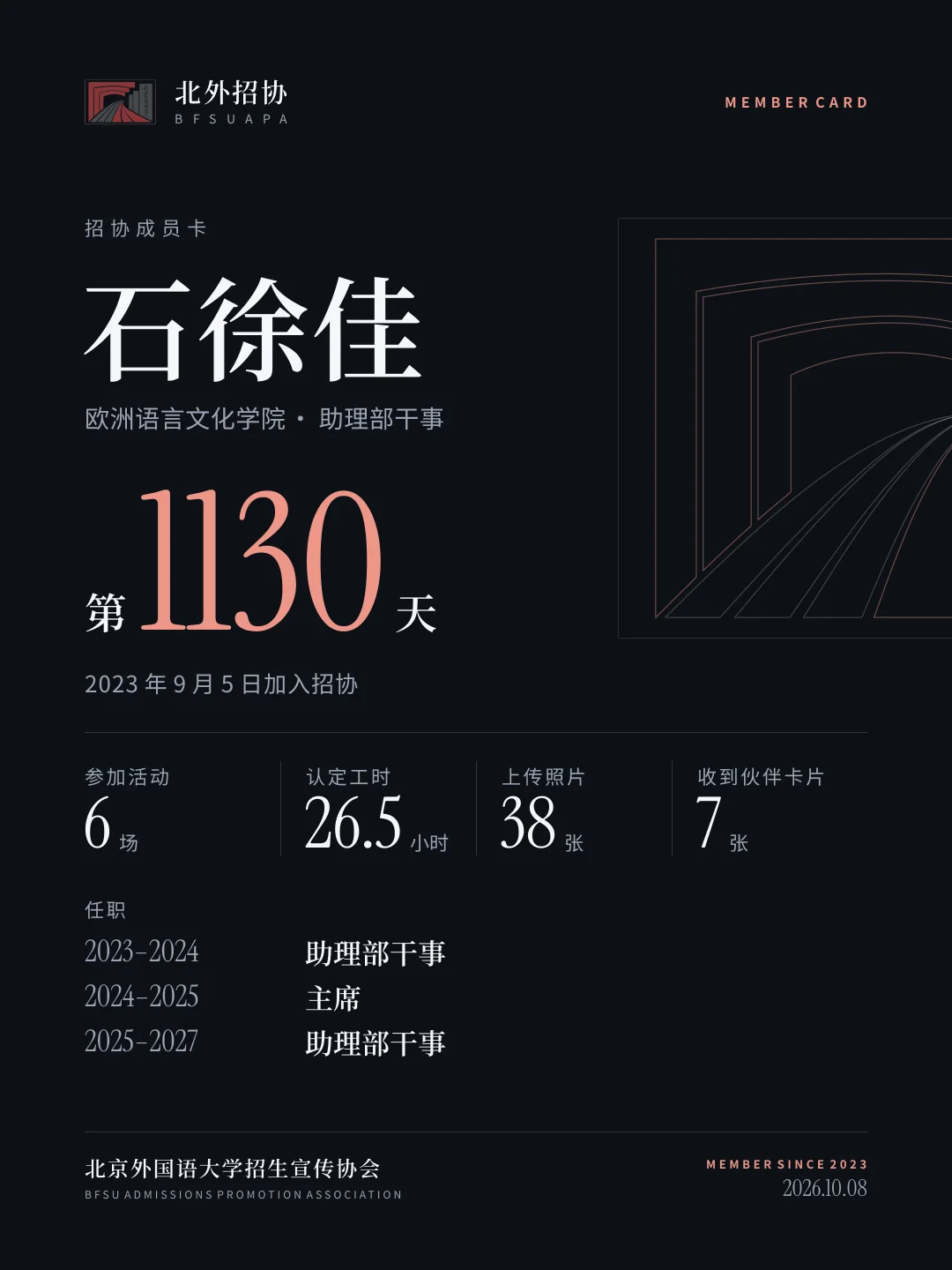 成员卡海报（深色）